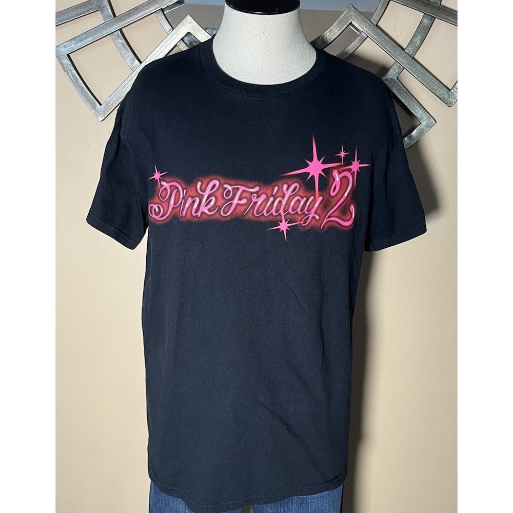 Nicki Minaj Pink Friday 2 T-shirt 2 Sided‎ Graphic Women's Large Official Merch